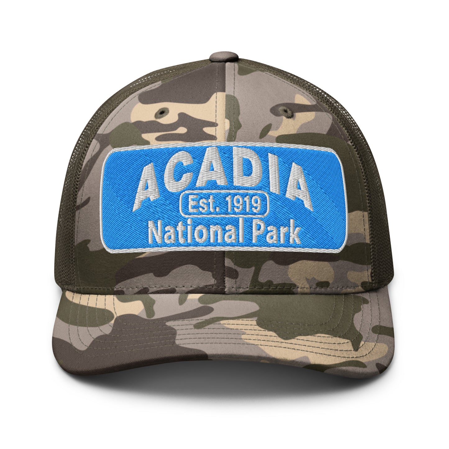 Acadia National Park Camo Hat – Otto Cap 105-1247 - Coastal Teal