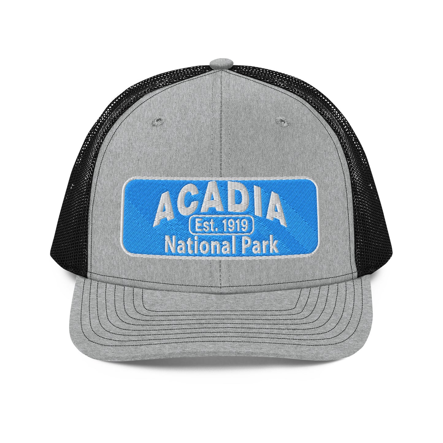Acadia National Park Hat 112 Heather/Black Front