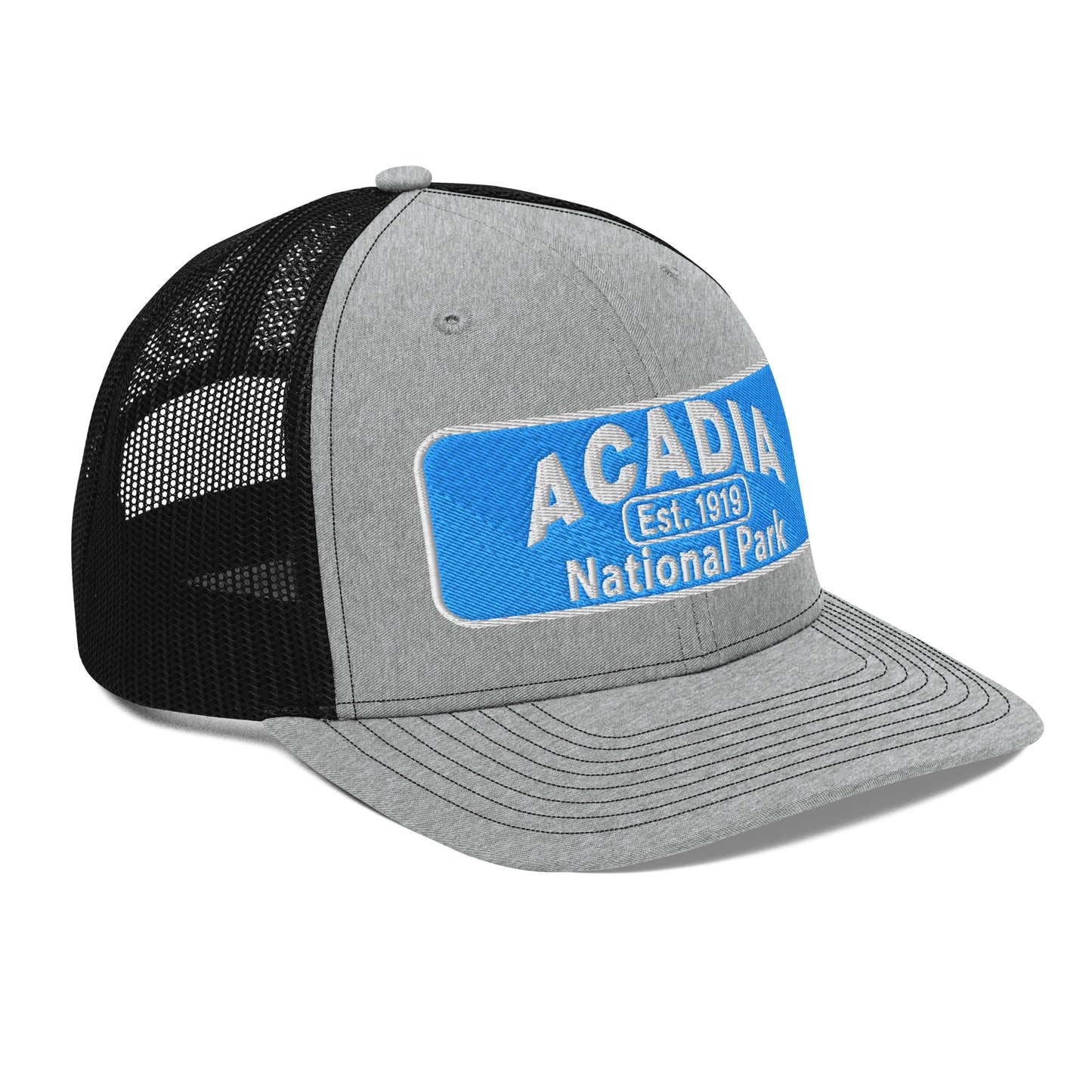 Acadia National Park Hat 112 Heather/Black Side