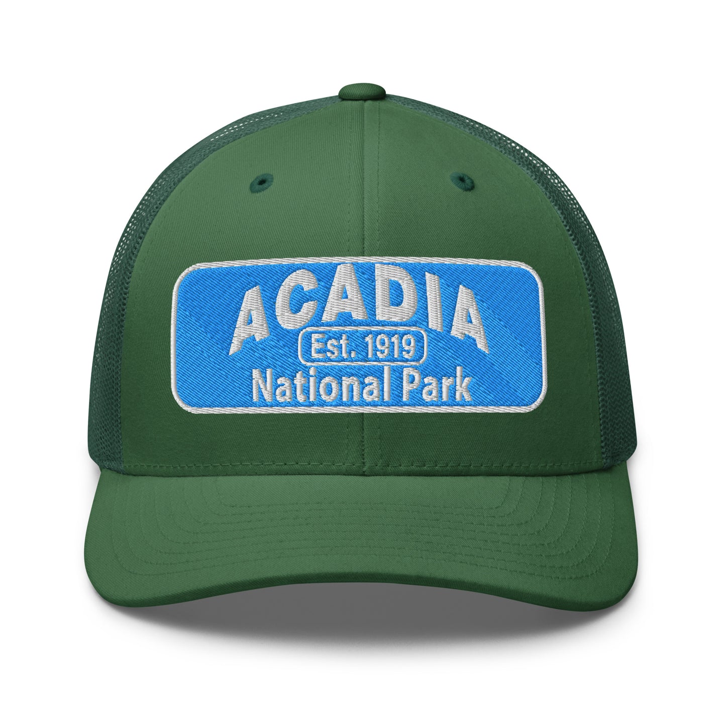 Acadia National Park Hat Evergreen Front