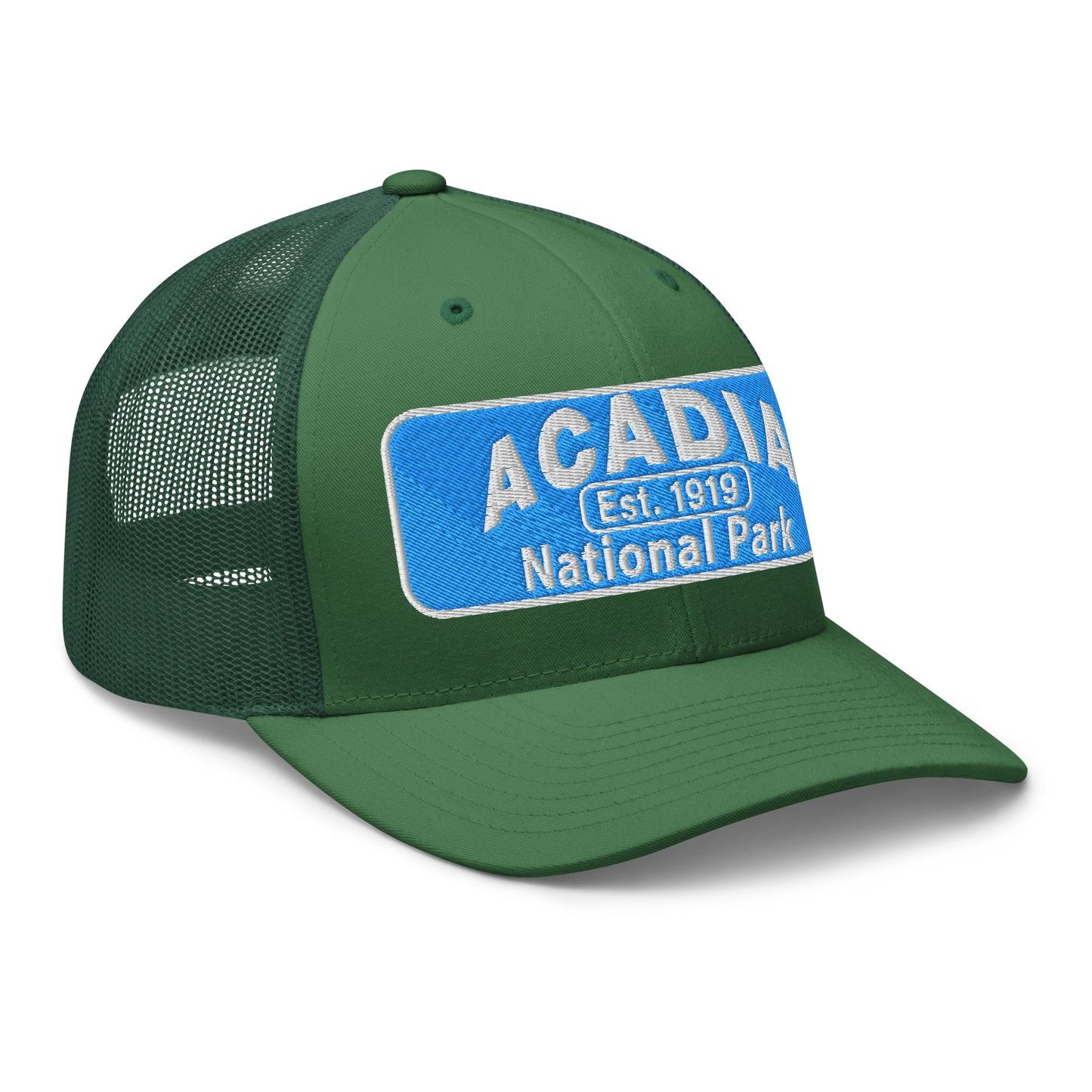 Acadia National Park Hat Evergreen Side