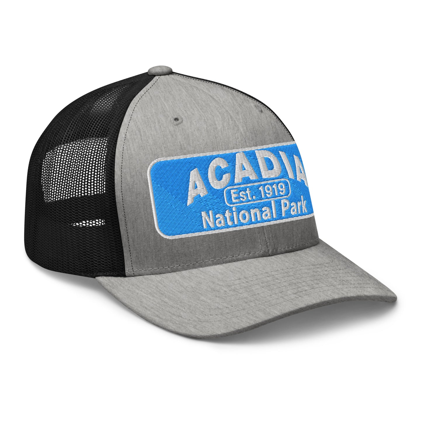 Acadia National Park Hat Grey/Black Side