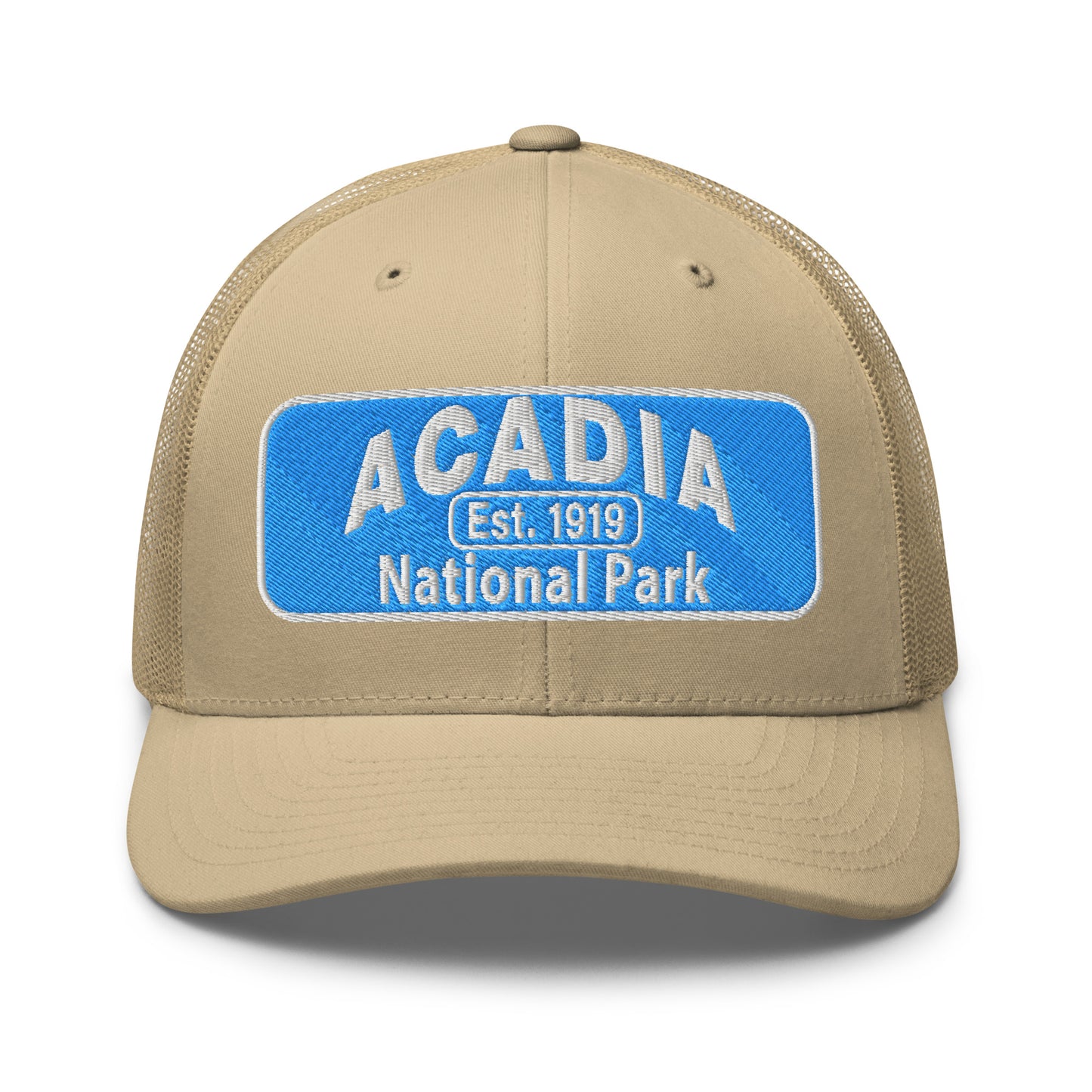 Acadia National Park Hat Khaki Front