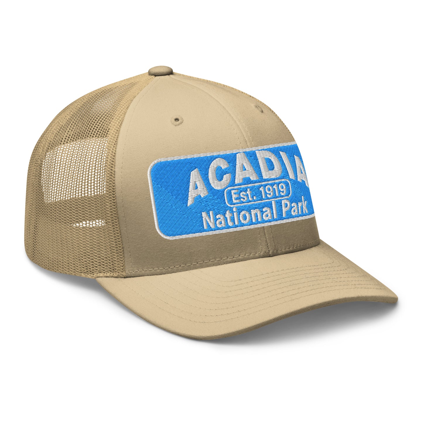 Acadia National Park Hat Khaki Side
