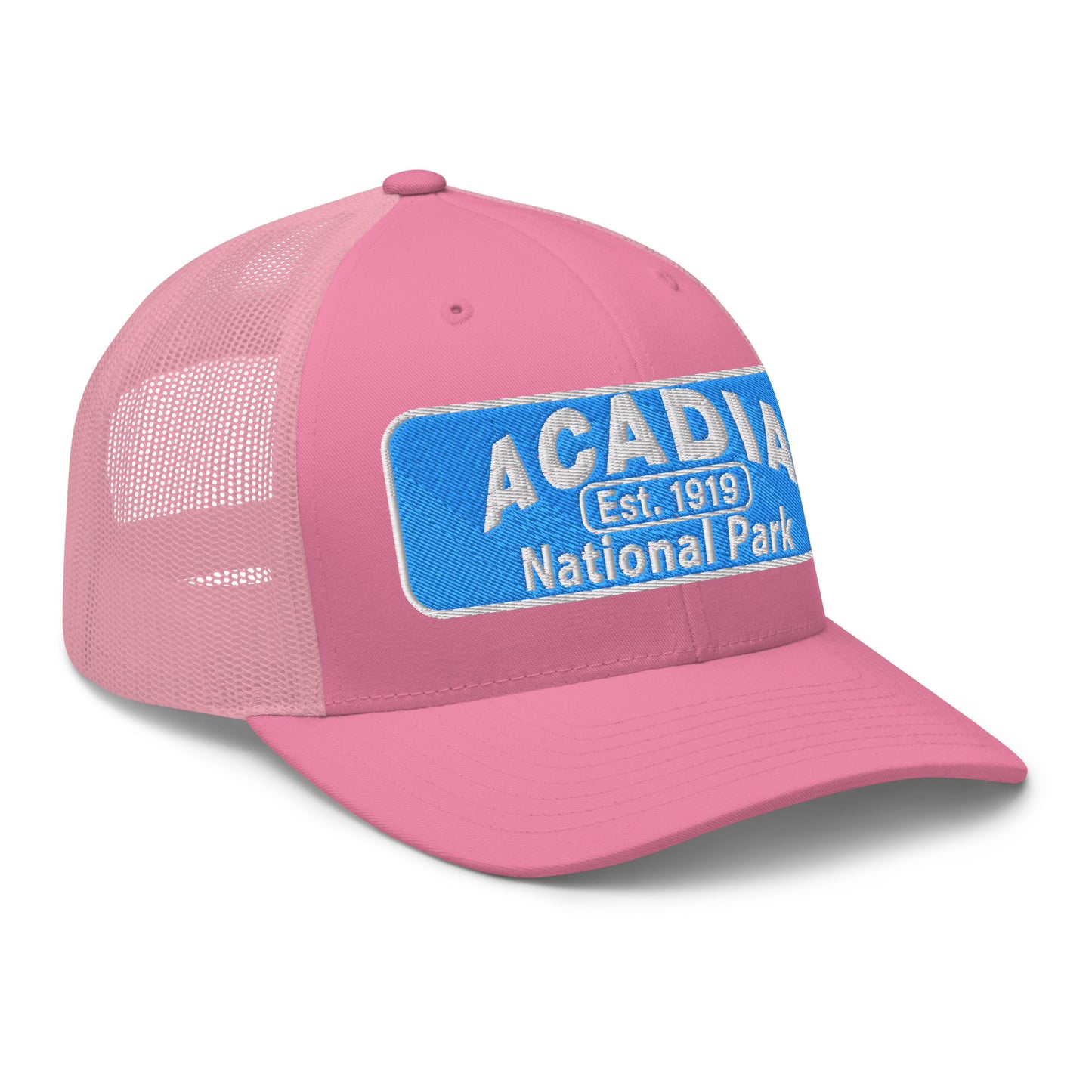 Acadia National Park Hat Pink SIde