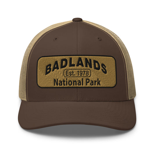 Badlands National Park Hat Yupoong 6606 Brown