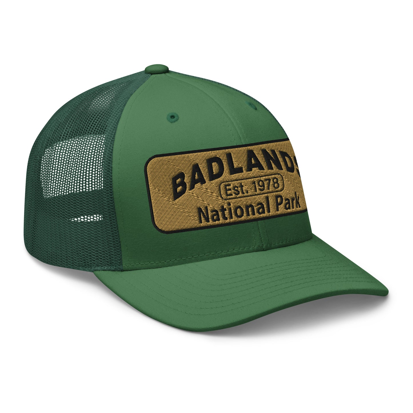 Badlands National Park Hat Yupoong 6606 Evergreen Right