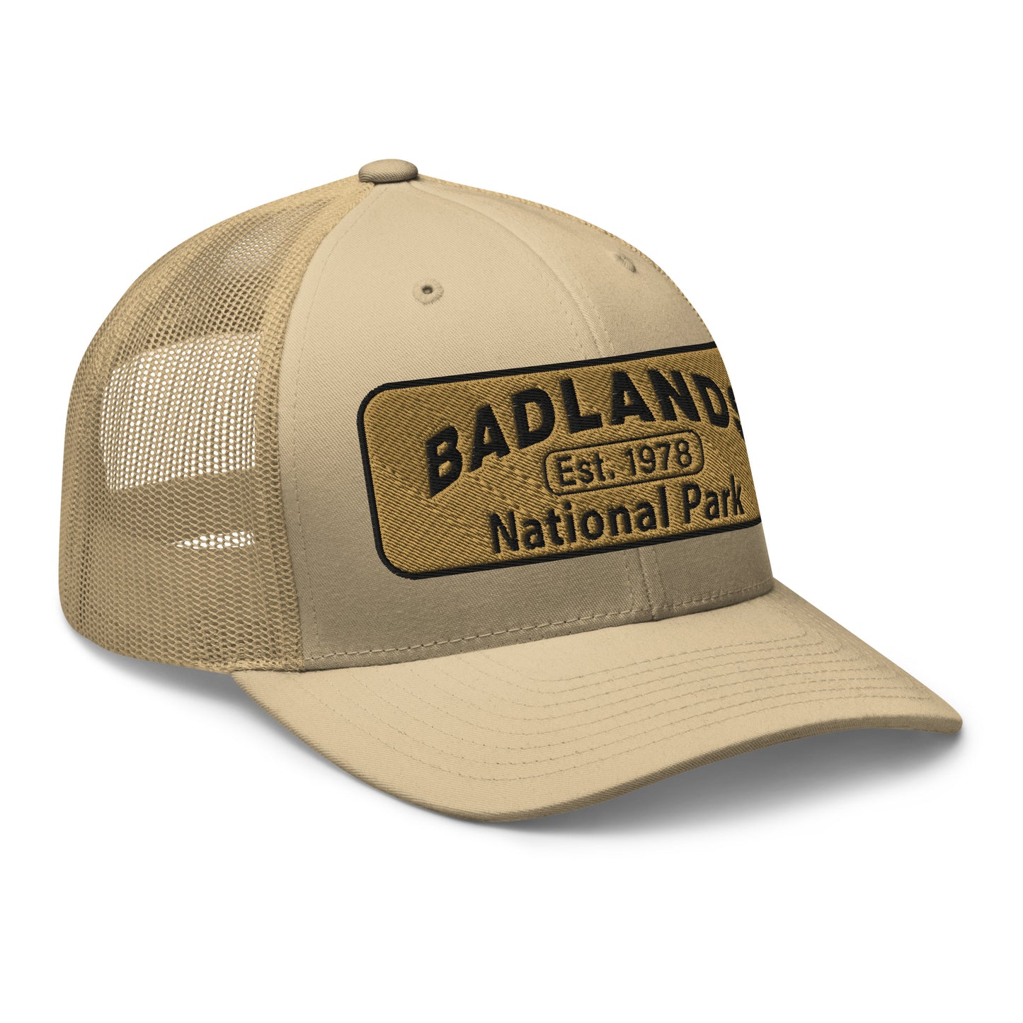 Badlands National Park Hat Yupoong 6606 Khaki Side