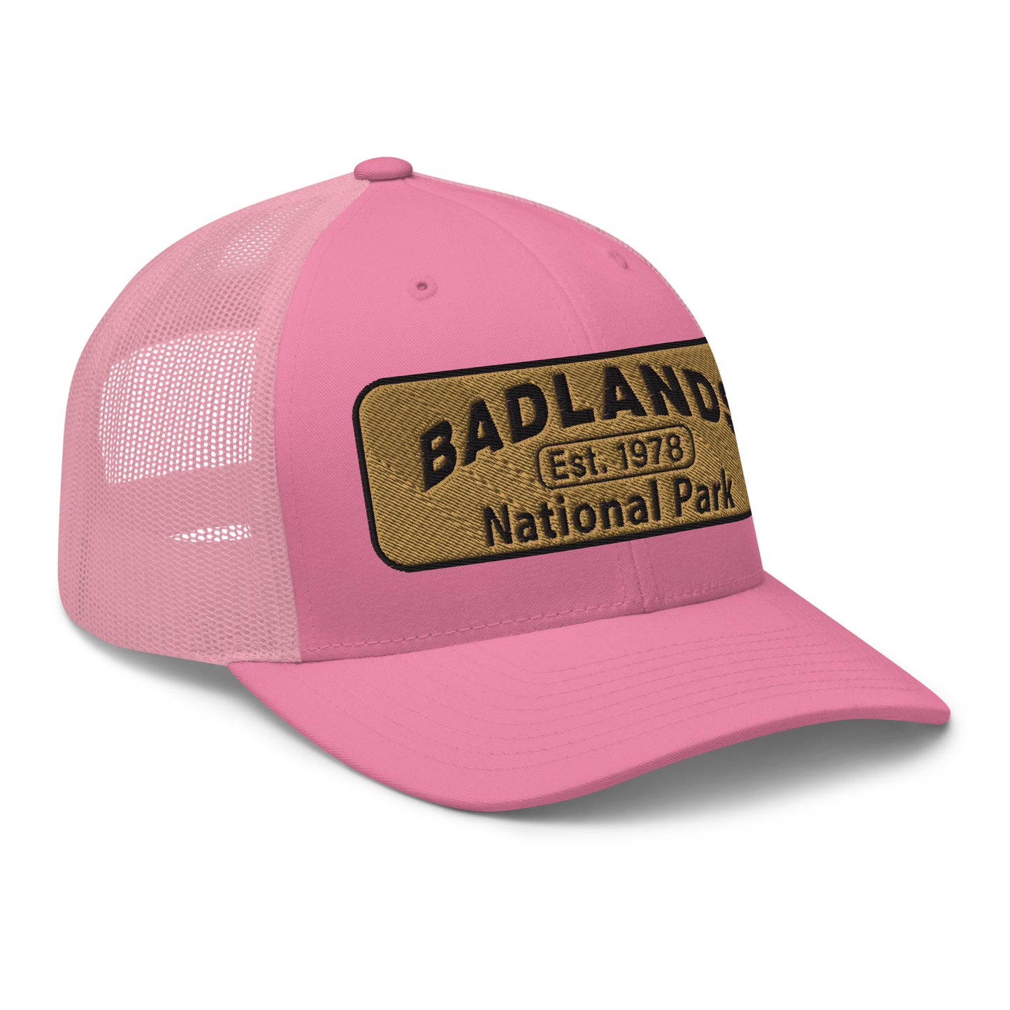 Badlands National Park Hat Yupoong 6606 Pink Side