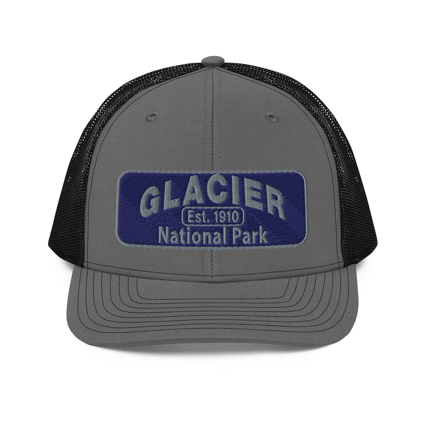 Glacier National Park Hat 112 Charcoal/Black Front
