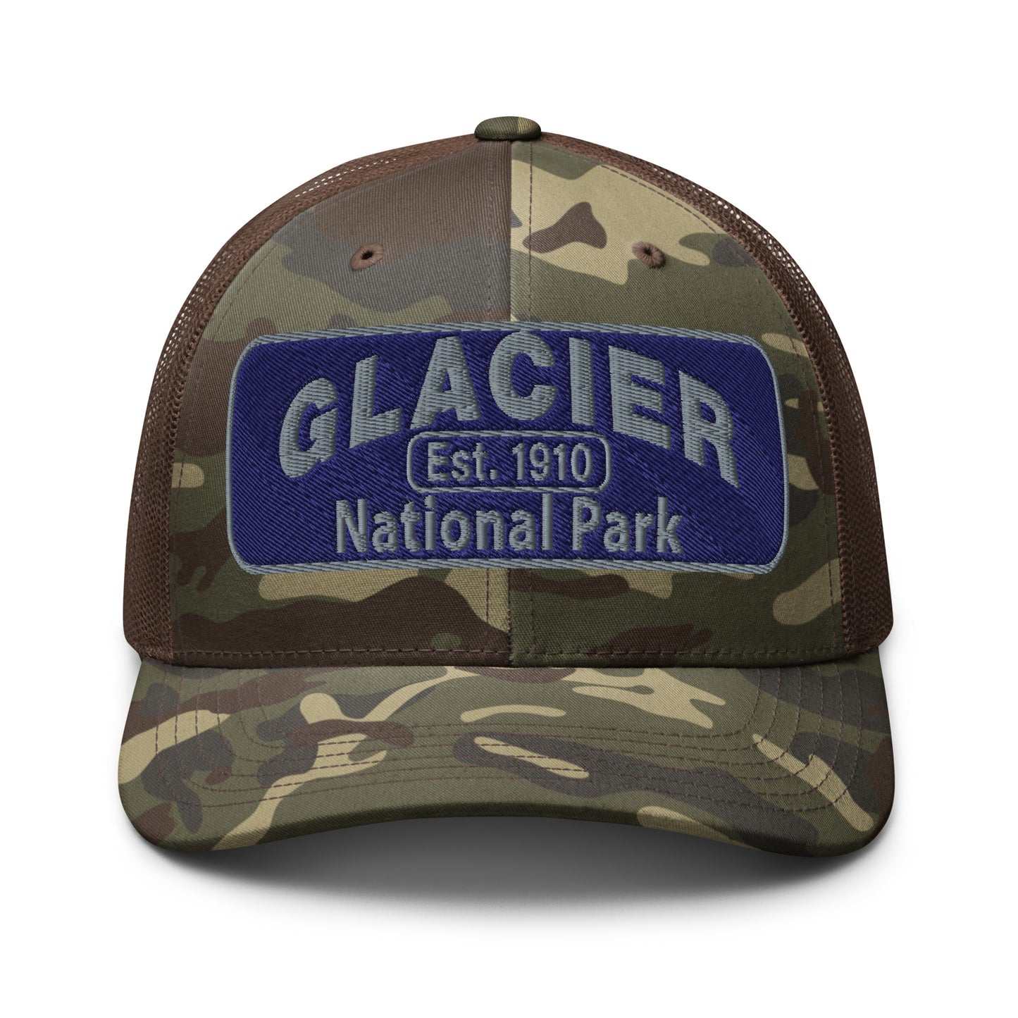 Glacier National Park Camo Hat Otto Brown