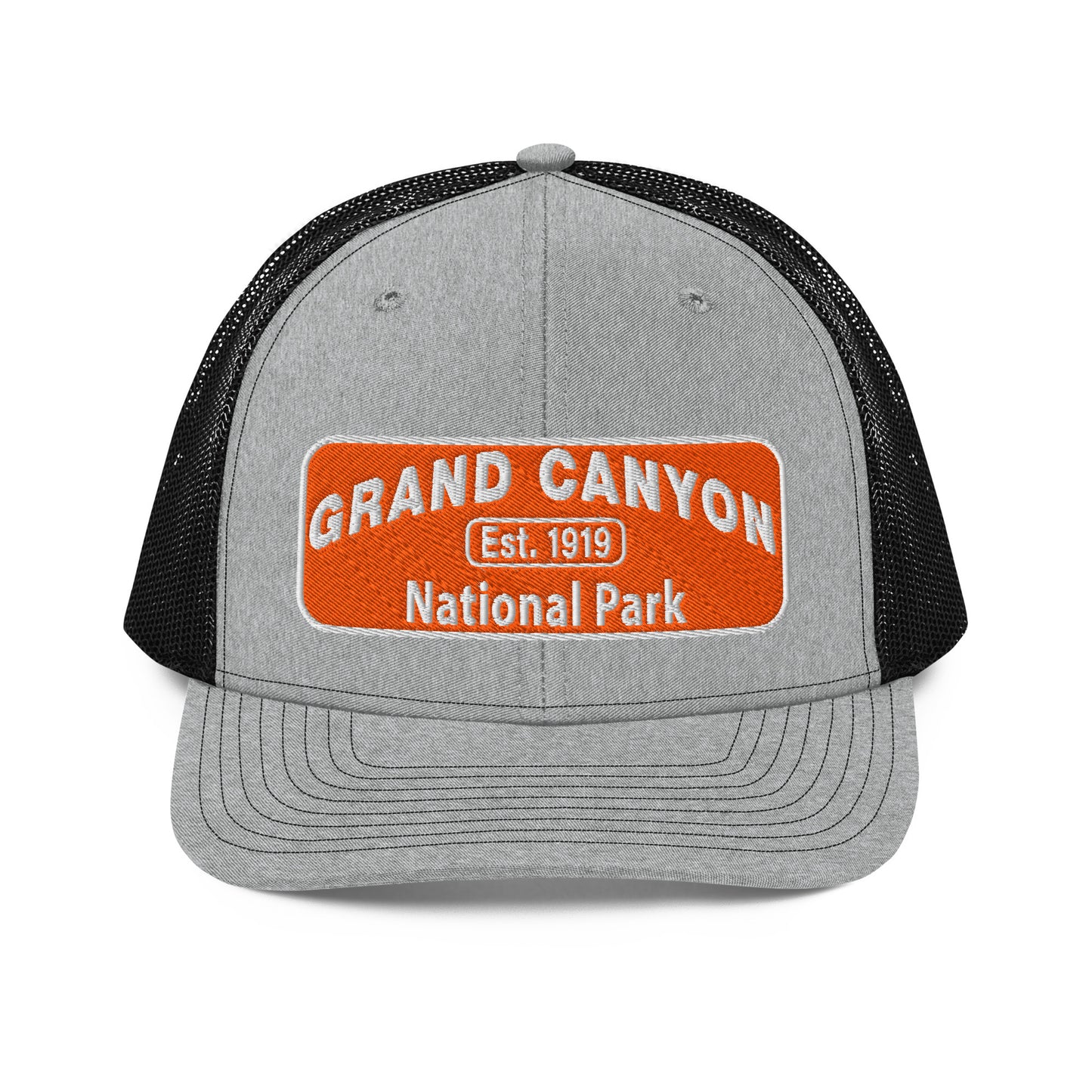 Grand Canyon National Park Logo Hat 112 Heather/Black Front