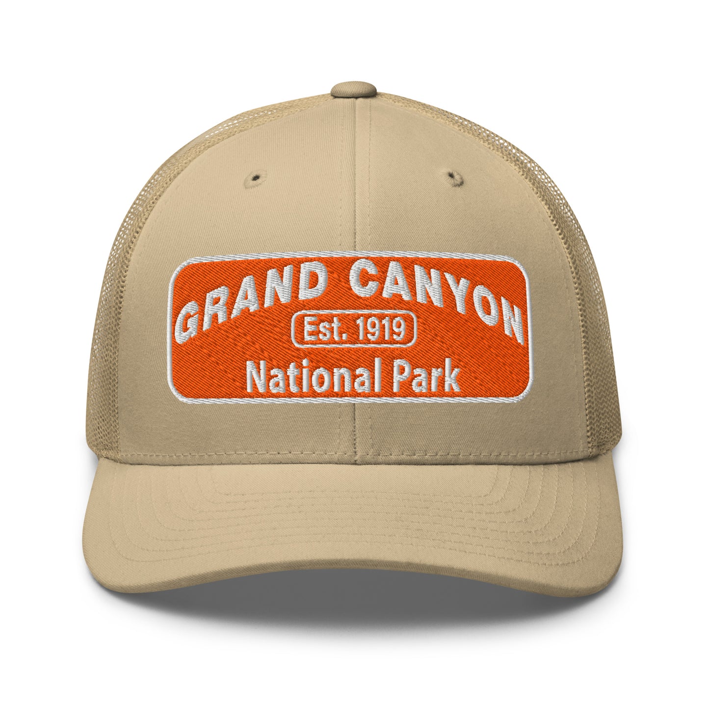 Grand Canyon National Park Logo Hat 6606 Khaki Front