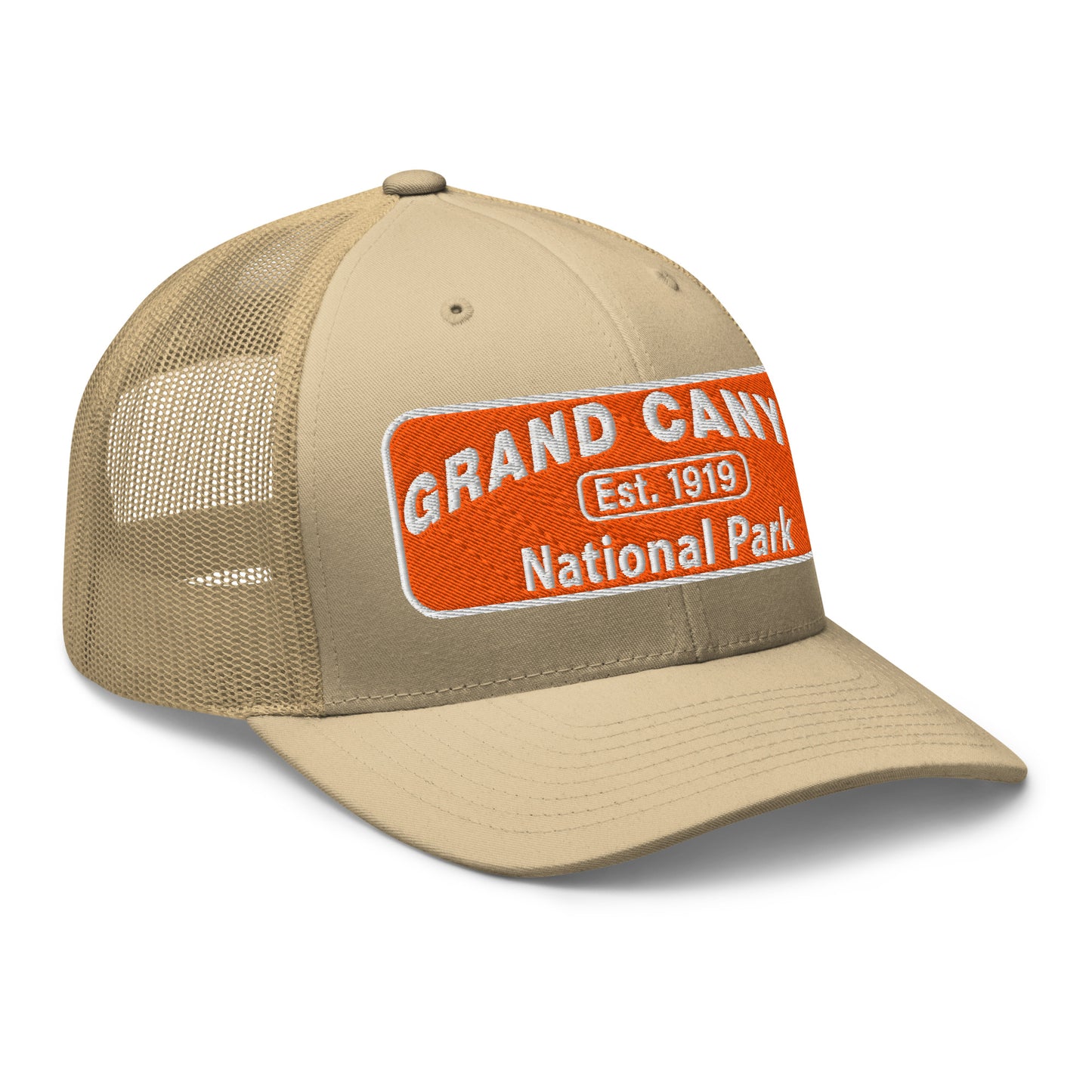 Grand Canyon National Park Logo Hat 6606 Heather/Black Side