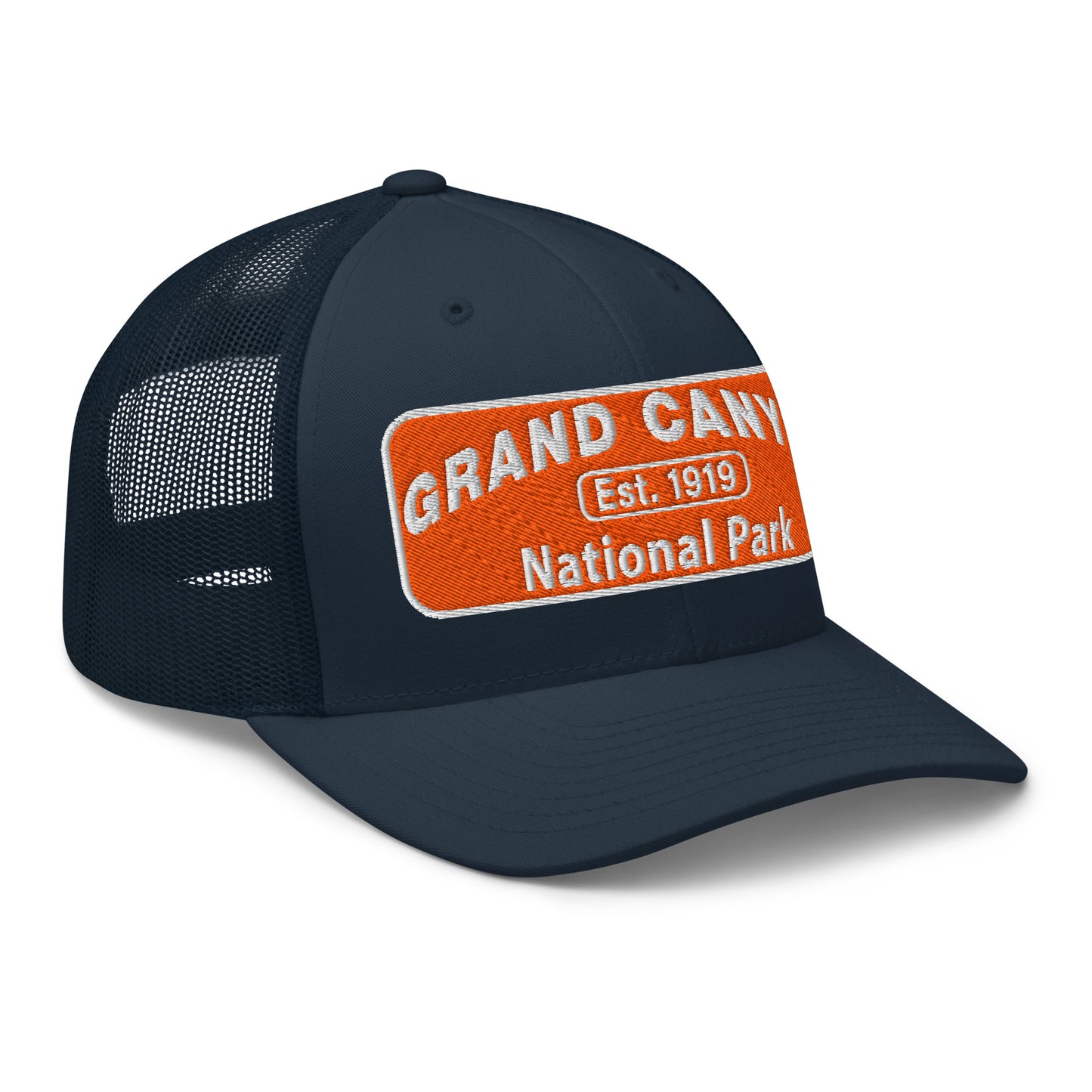 Grand Canyon National Park Logo Hat 6606 Navy Side