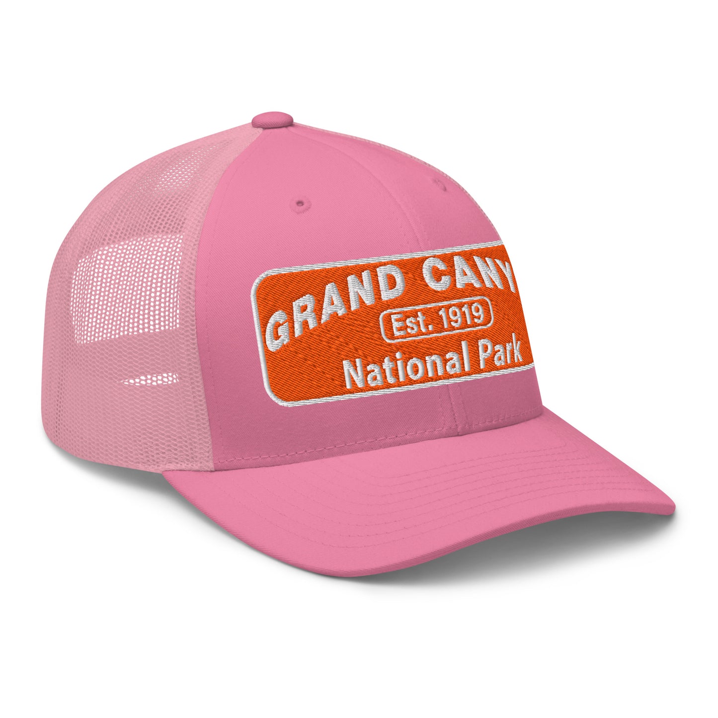 Grand Canyon National Park Logo Hat 6606 Pink Side