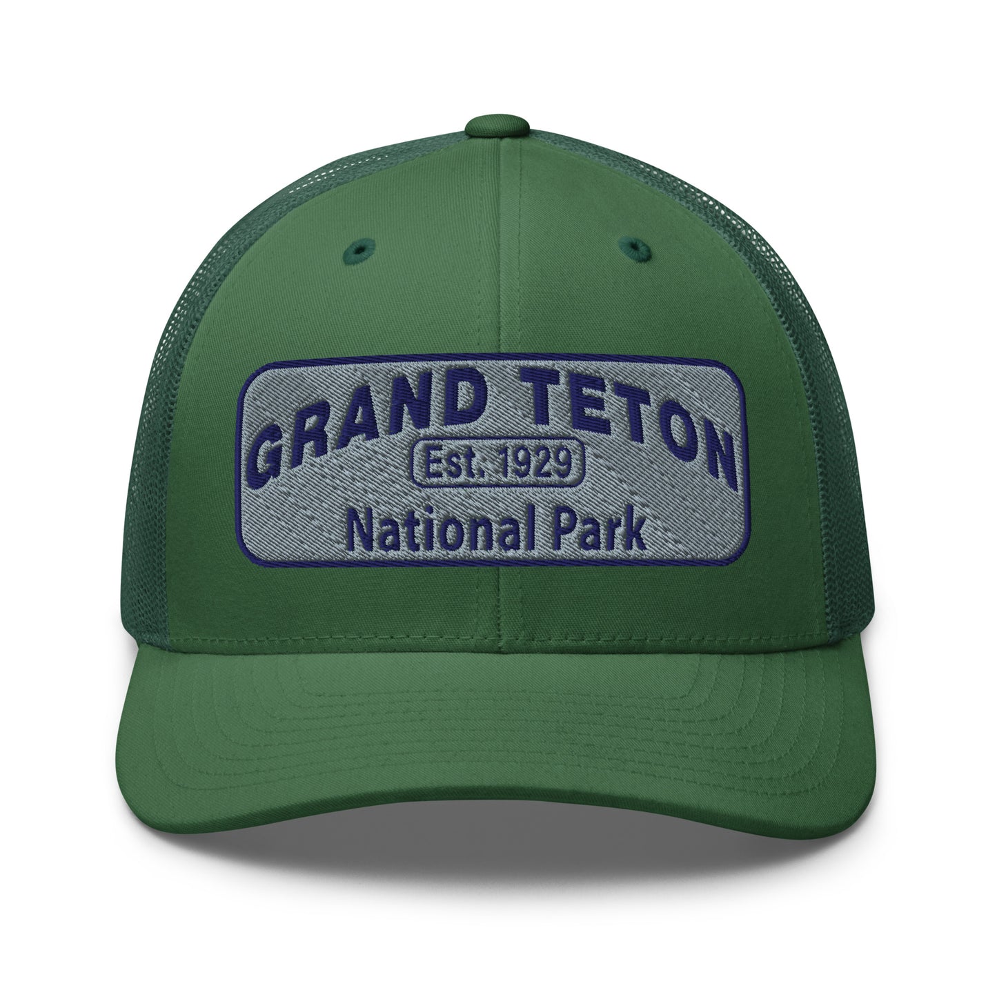 Grand Teton National Park Hat 6606 Evergreen Front View
