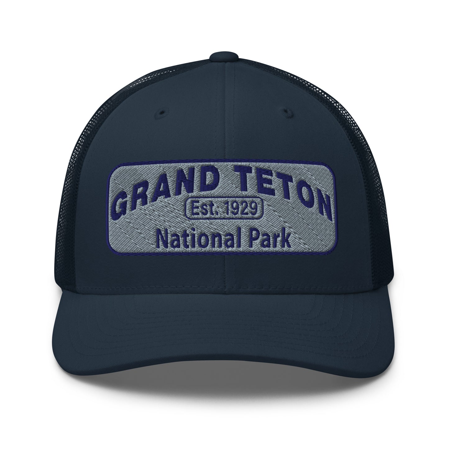 Grand Teton National Park Hat 6606 Moss Navyi Front View