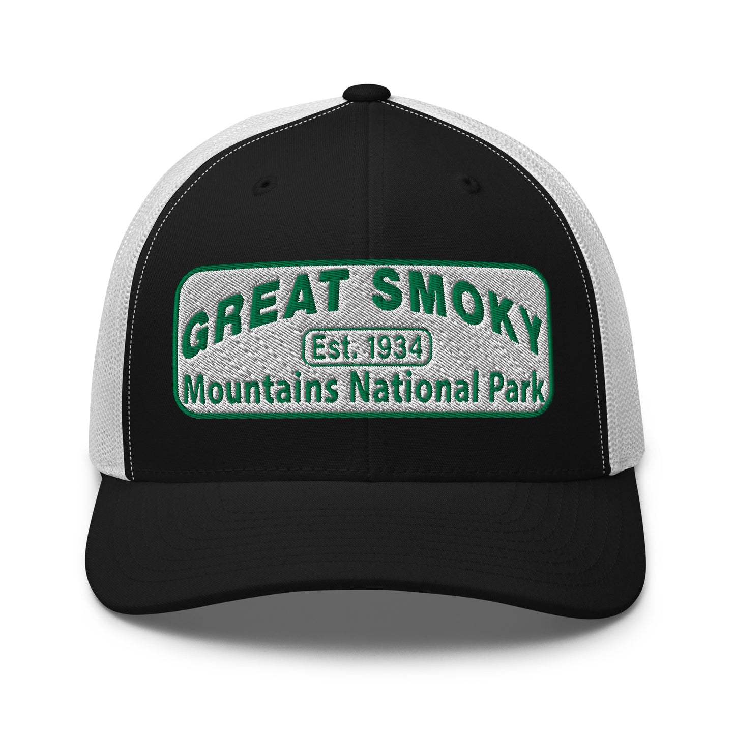 Great Smoky Mountain National Park Hat Black/White