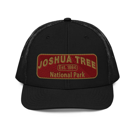 Joshua Tree National Park Hat - Richardson 112 - Front View - Black