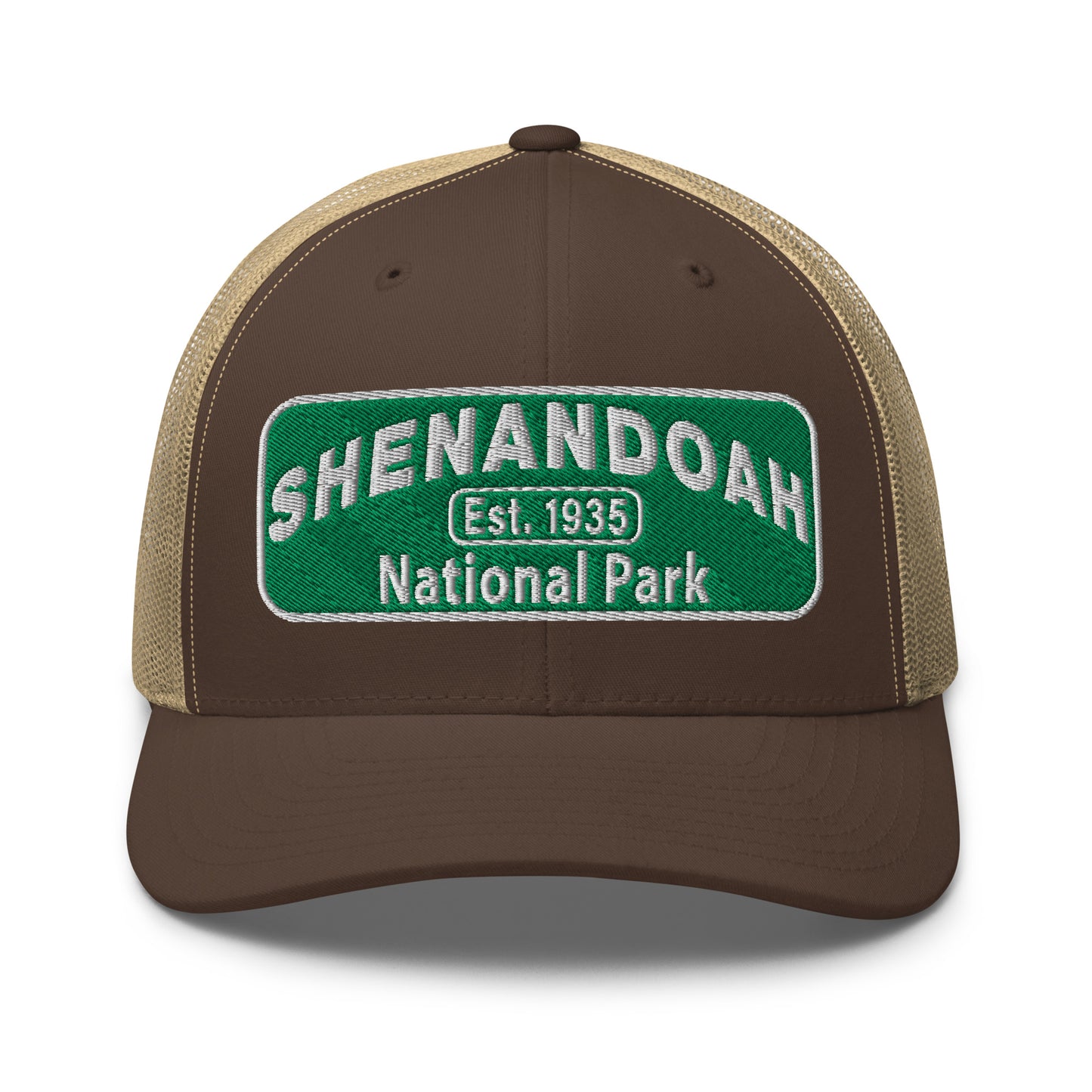 Shenandoah National Park Hat 6606 Brown Front