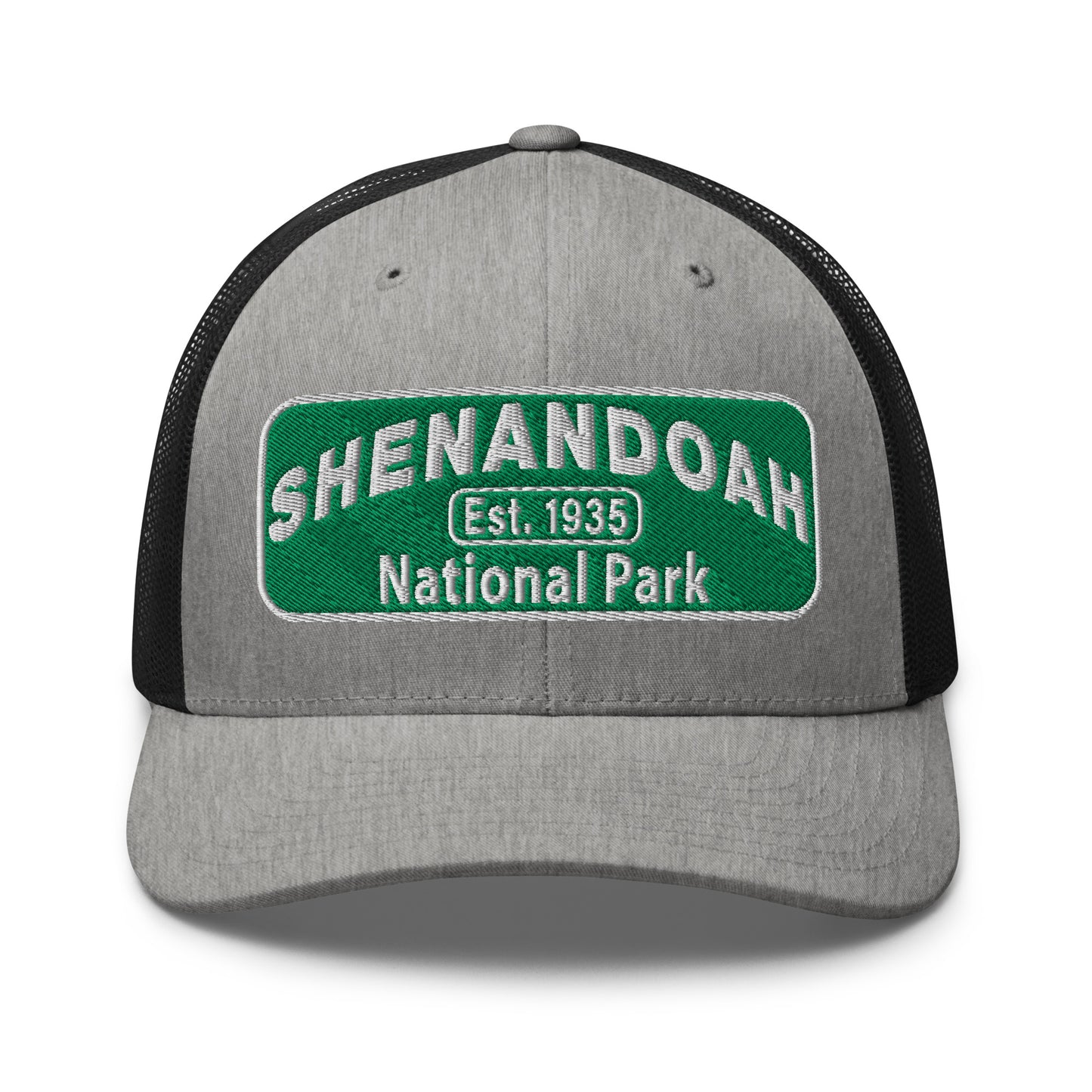 Shenandoah National Park Hat 6606 Charcoal/Black Front