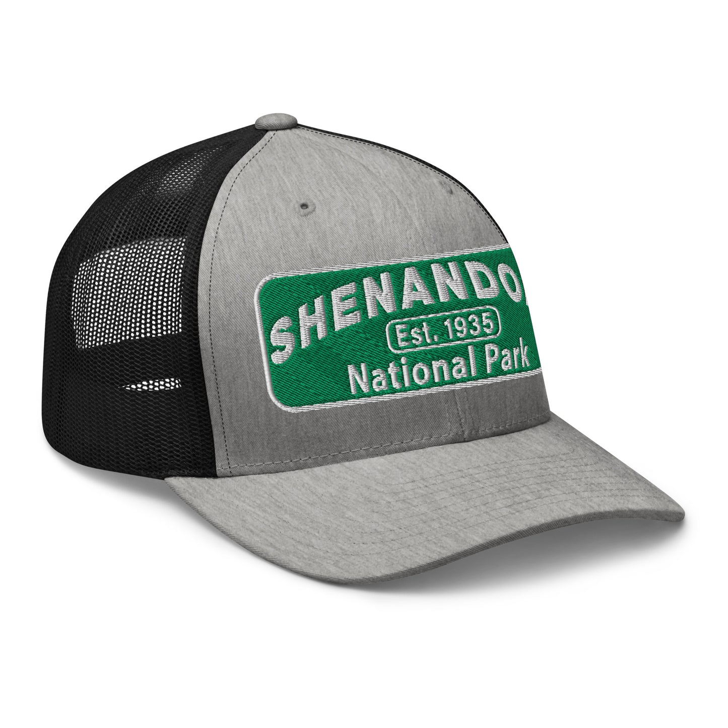 Shenandoah National Park Hat 6606 Charcoal/Black Side