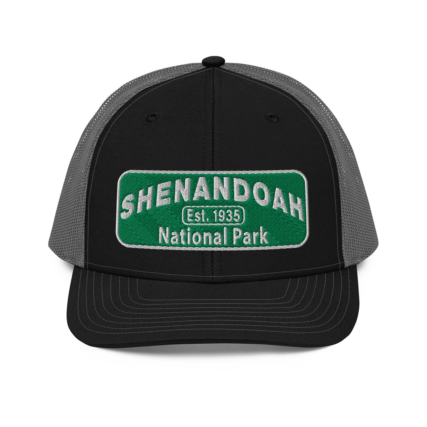 Shenandoah National Park Hat 112 Black/Grey Front