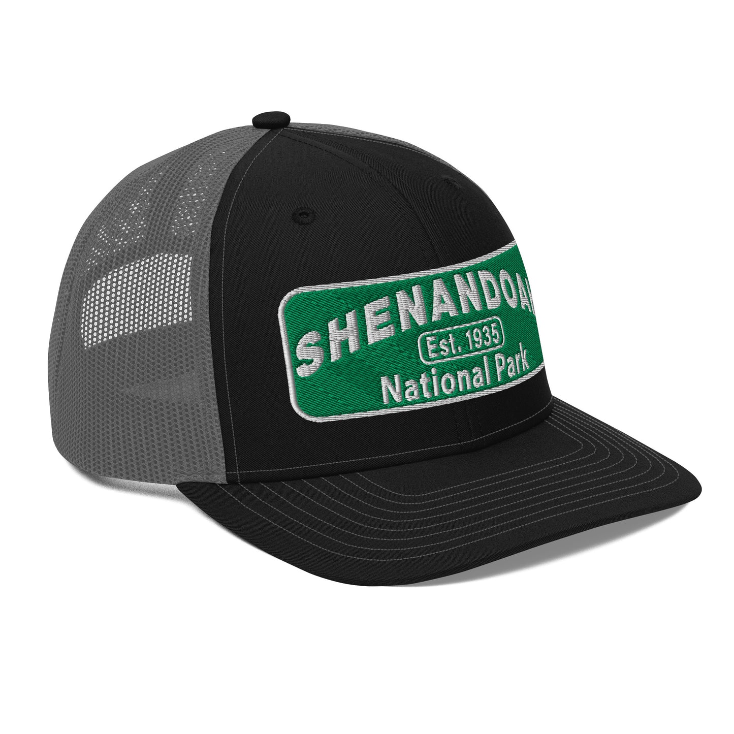 Shenandoah National Park Hat 112 Black/Grey Side