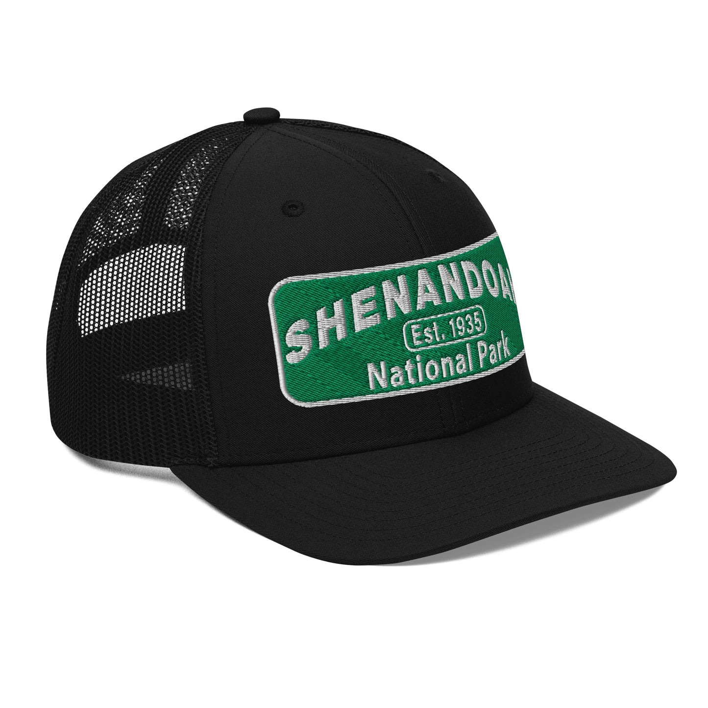 Shenandoah National Park Hat 112 Black Side