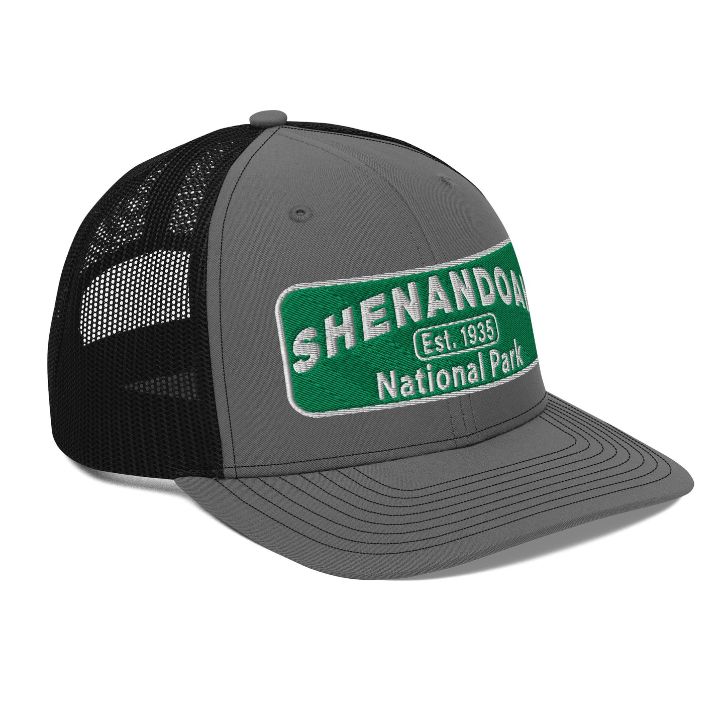 Shenandoah National Park Hat 112 Charcoal/Black Side
