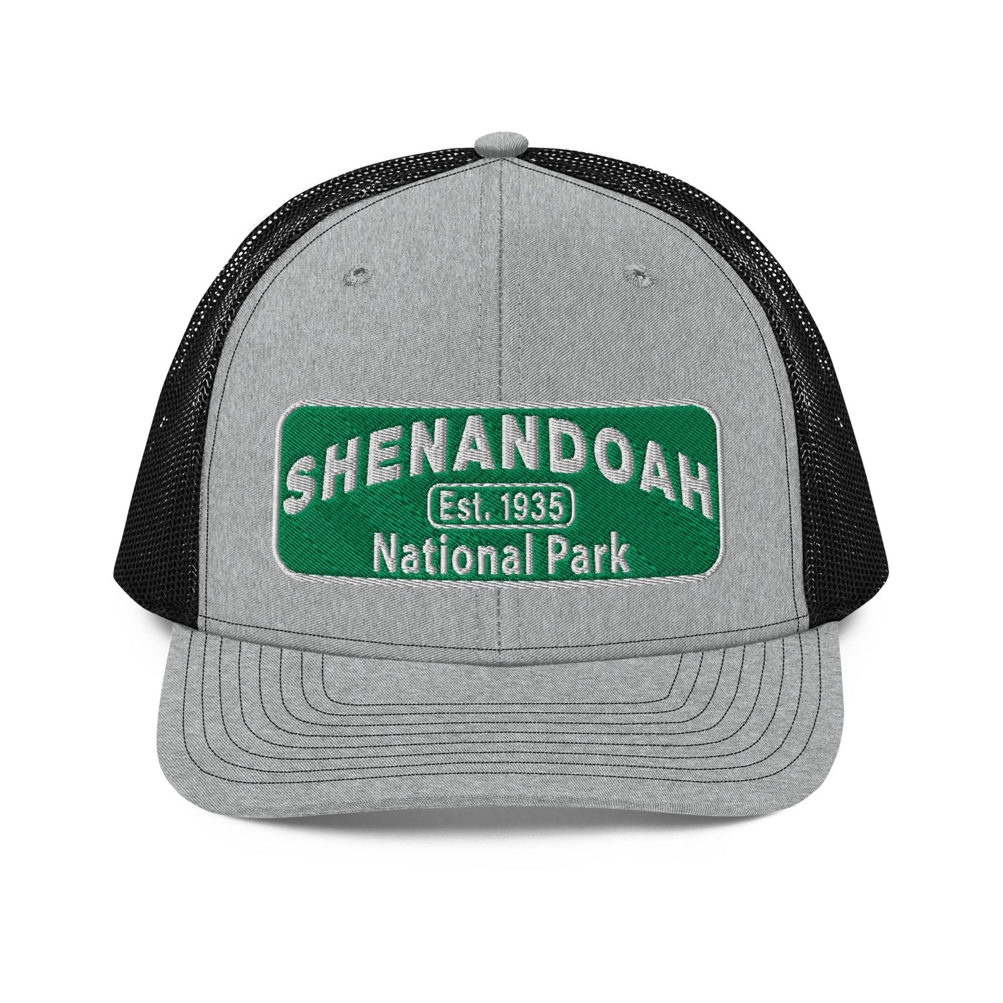 Shenandoah National Park Hat 112 Heather/Black Front