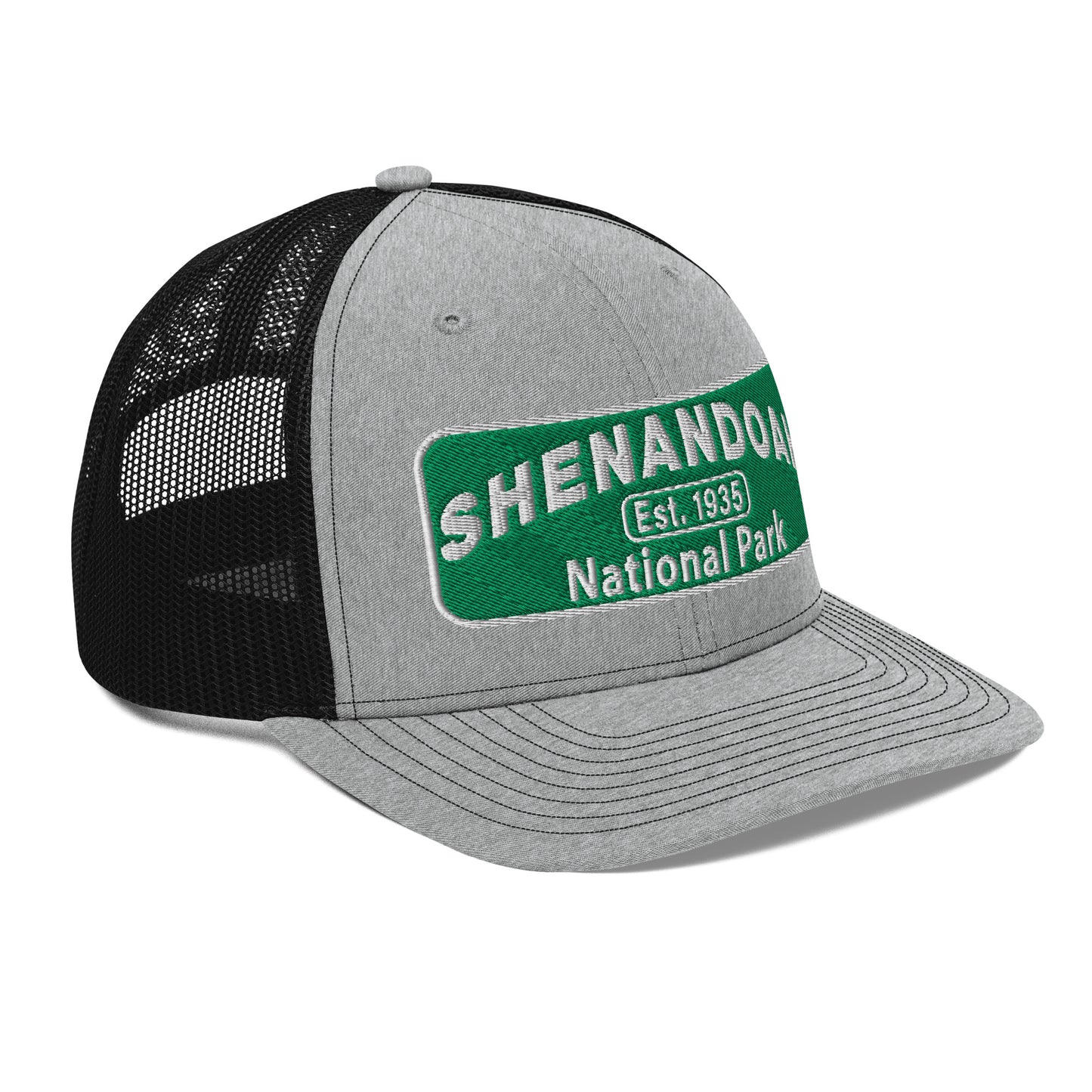 Shenandoah National Park Hat 112 Heather/Black Side