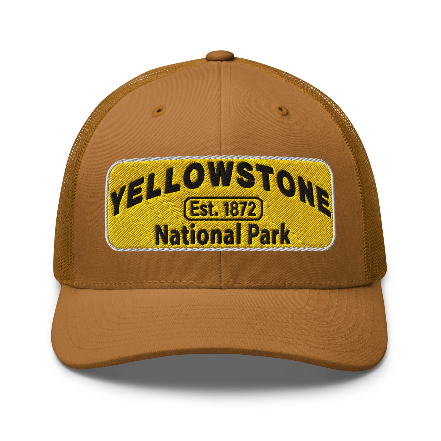 Yellowstone National Park Hat 112 Caramel Front
