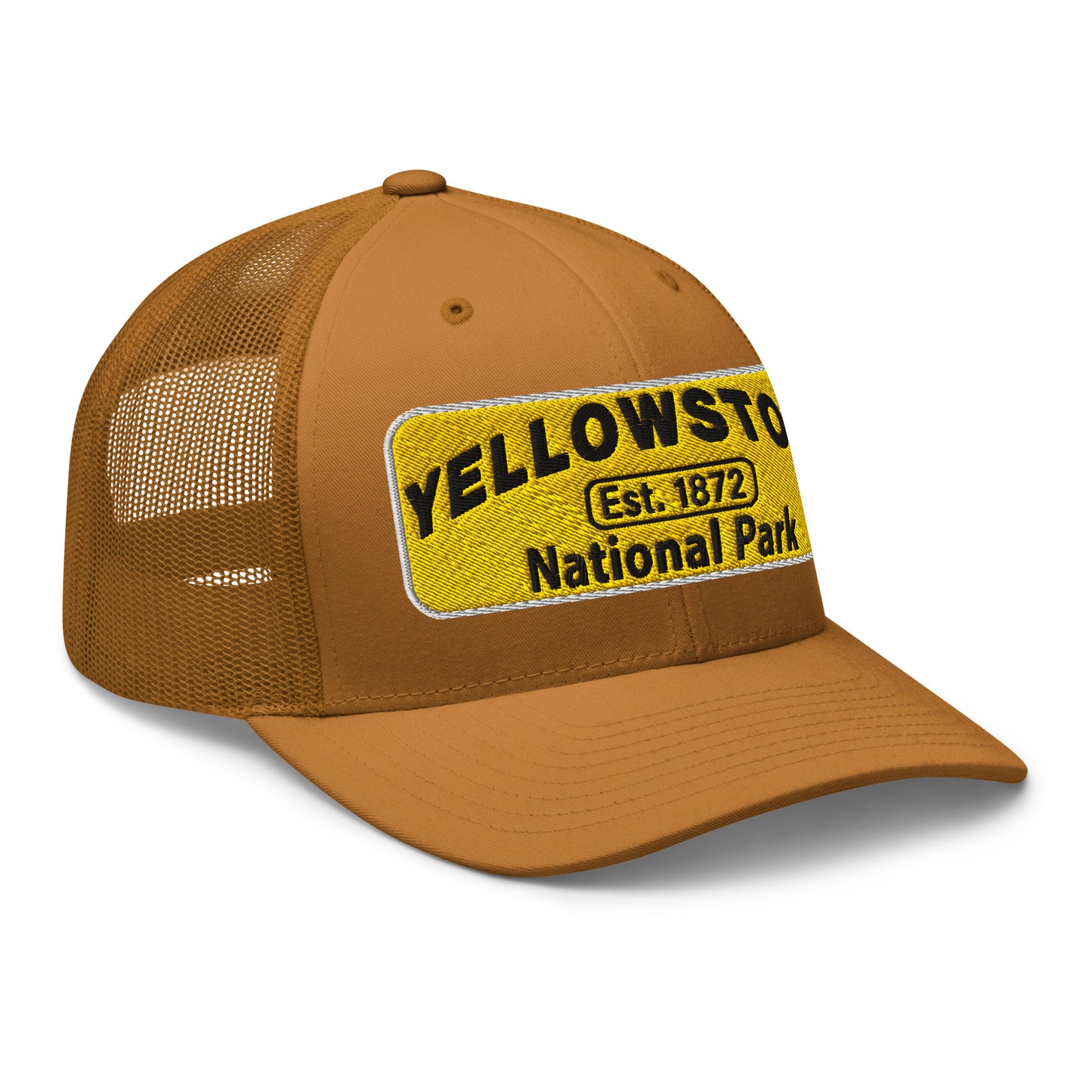 Yellowstone National Park Hat 112 Caramel Side