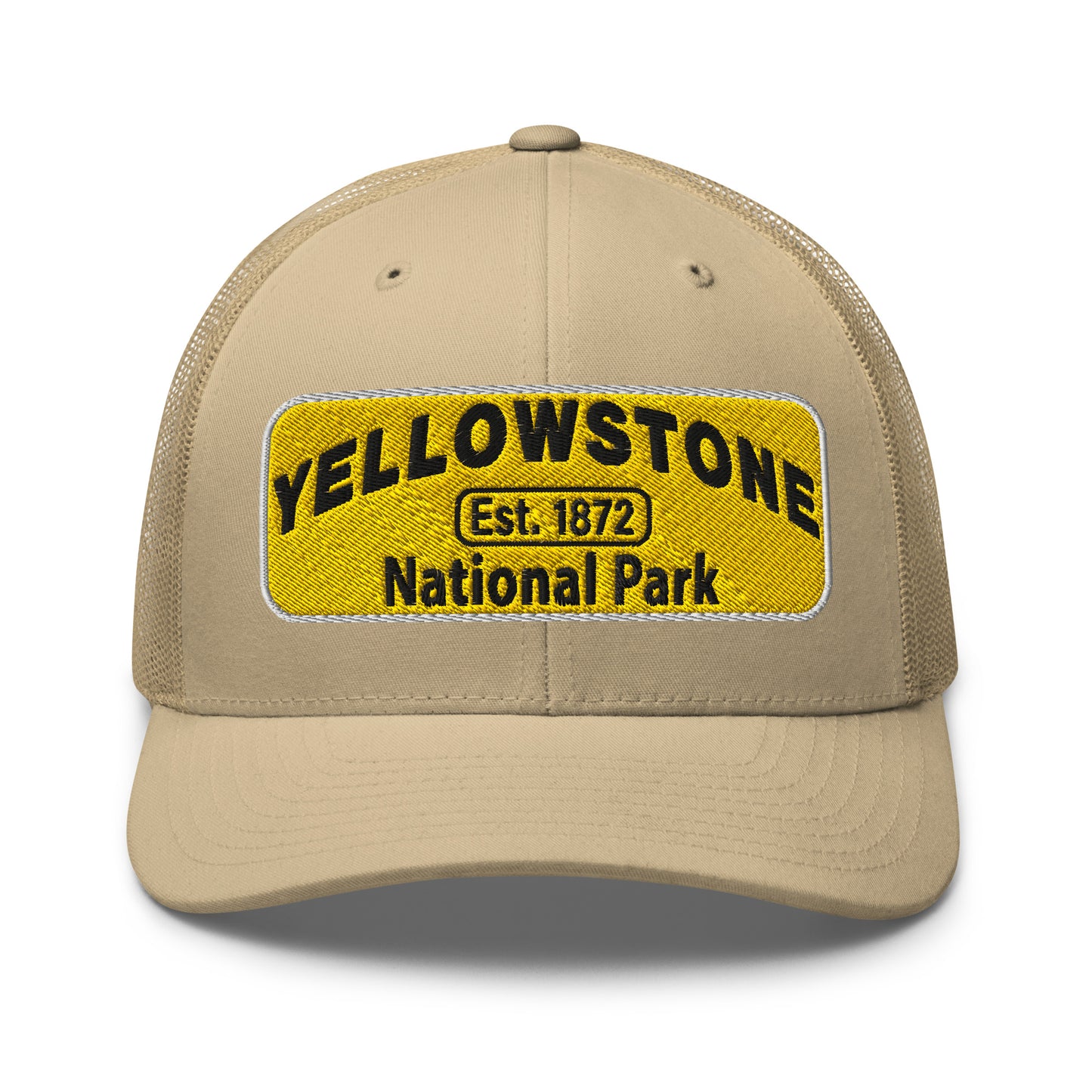 Yellowstone National Park Hat 112 Khaki Front