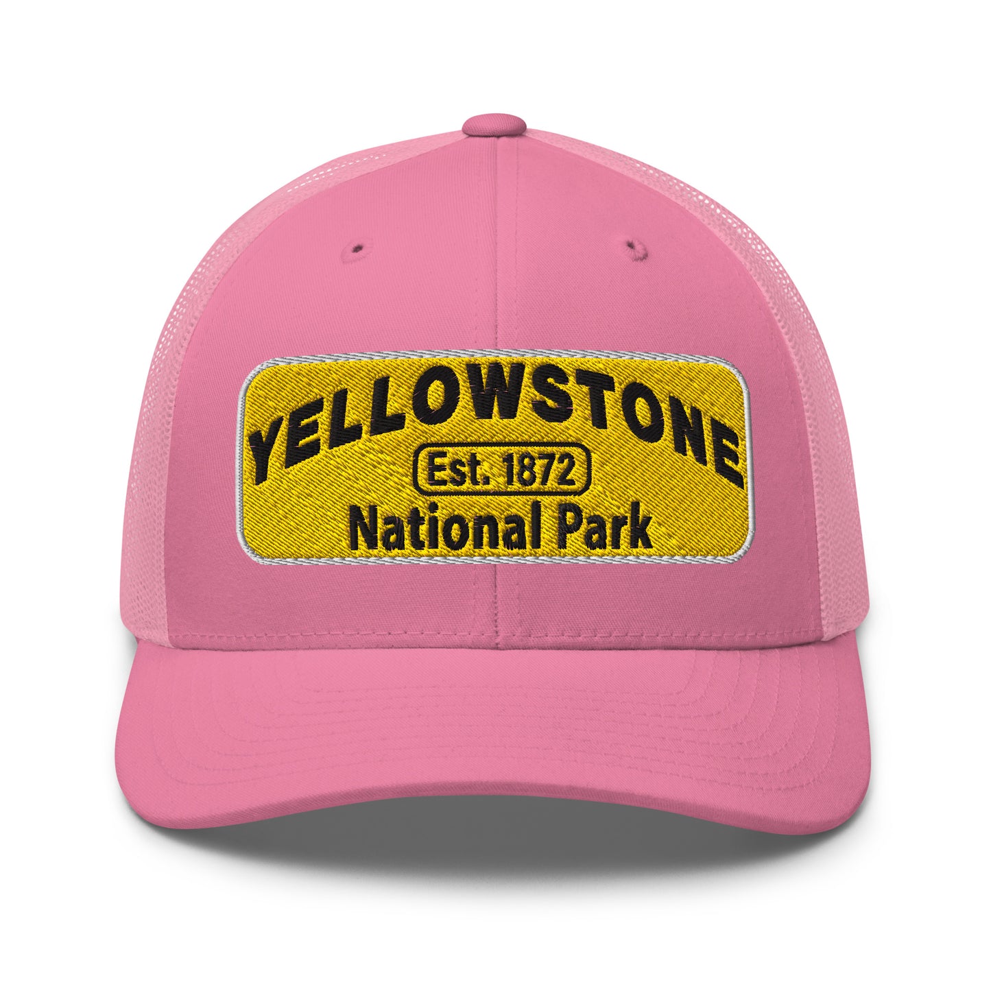 Yellowstone National Park Hat 112 Pink Front