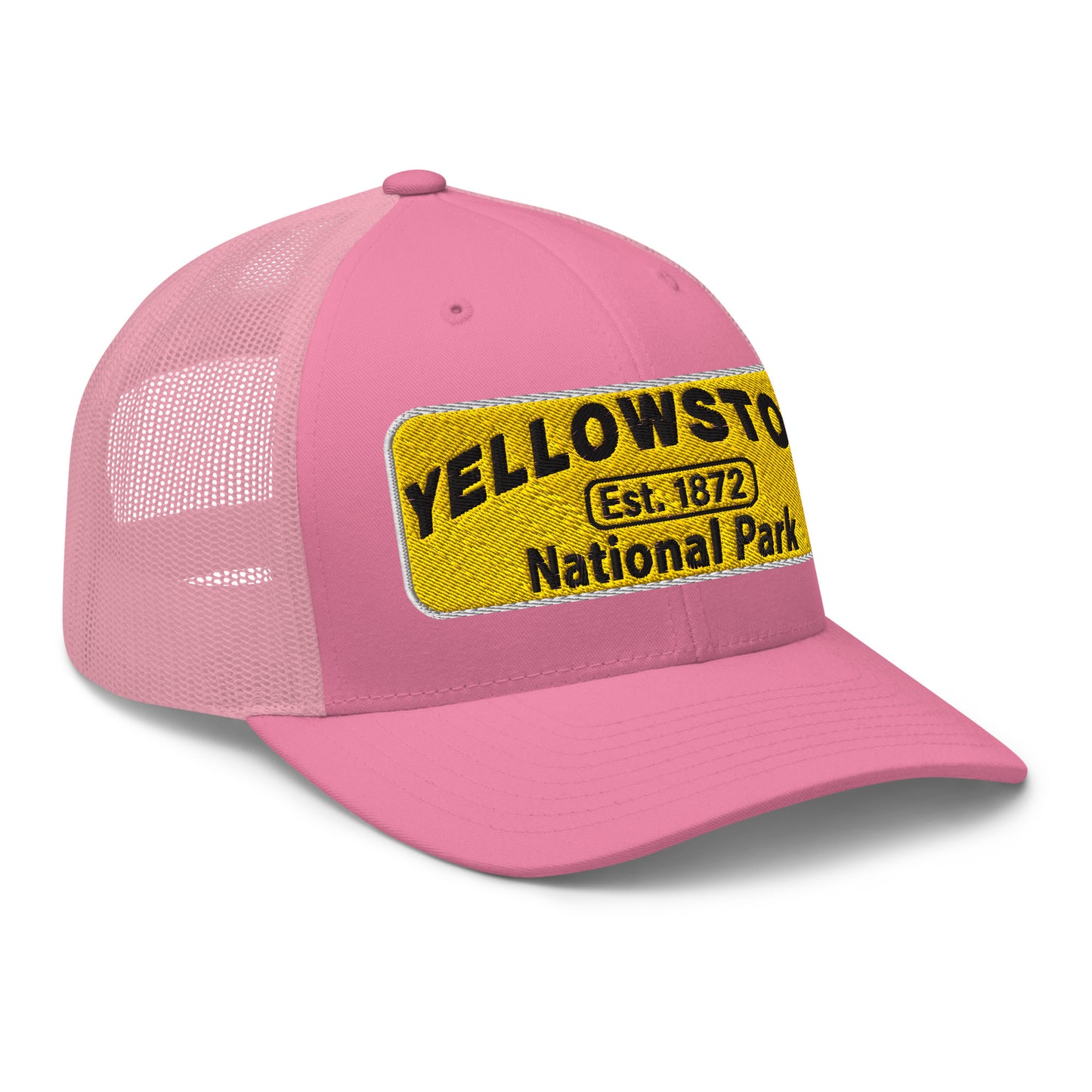 Yellowstone National Park Hat 112 Pink Side