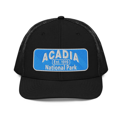Acadia National Park Hat 112 BlackFront