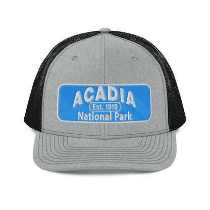 Acadia National Park Hat 112 Heather/Black Front