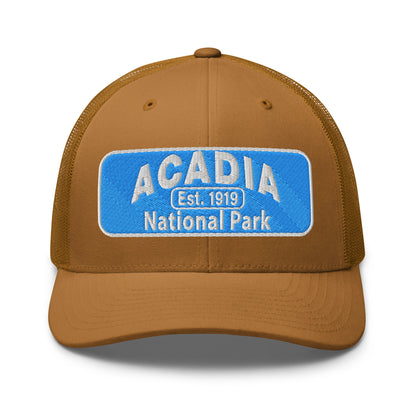 Acadia National Park Hat Caramel Front