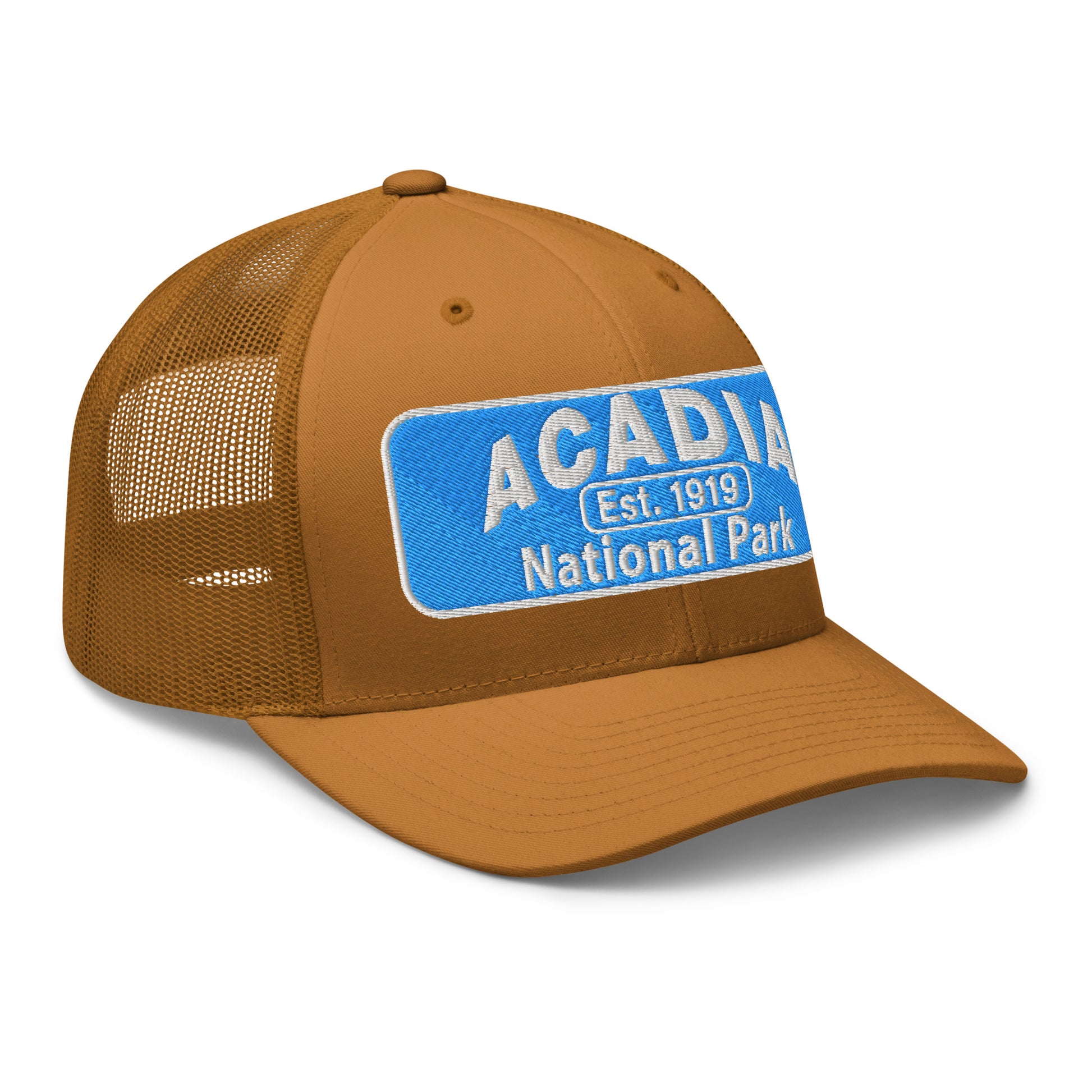 Acadia National Park Hat Caramel Side
