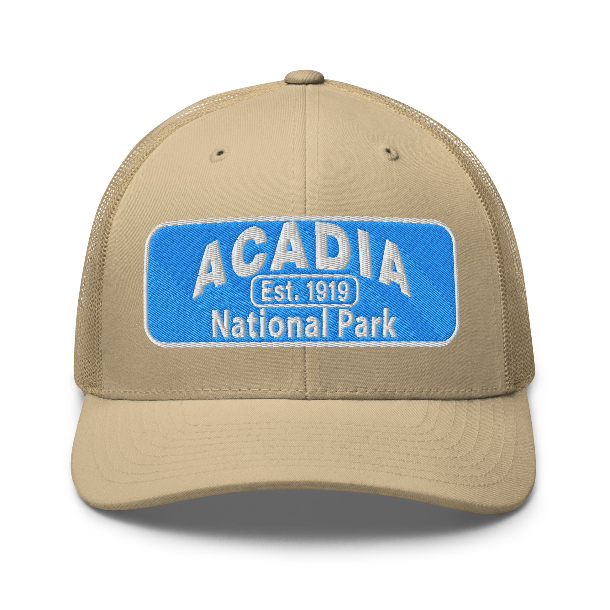 Acadia National Park Hat Khaki Front