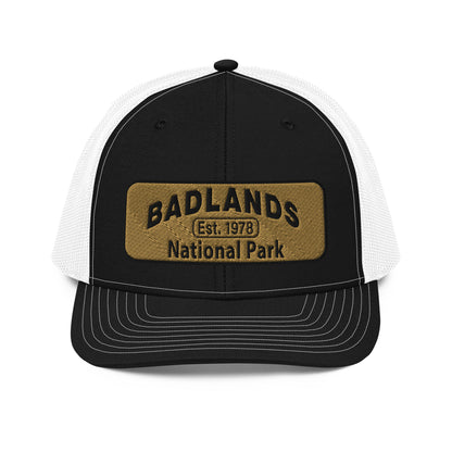 Badlands National Park Hat Black/White