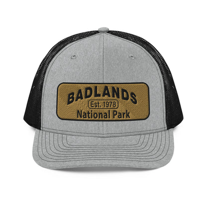Badlands National Park Hat Grey/Black Front