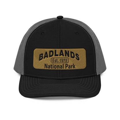 Badlands National Park Hat Black/Grey