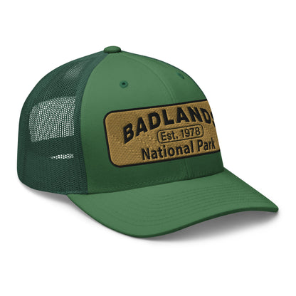 Badlands National Park Hat Yupoong 6606 Evergreen Right