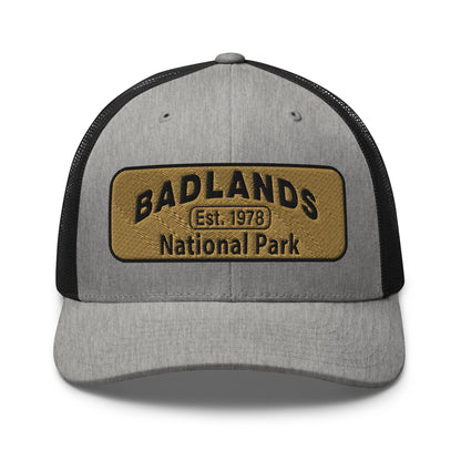 Badlands National Park Hat Yupoong 6606 Gray/Black