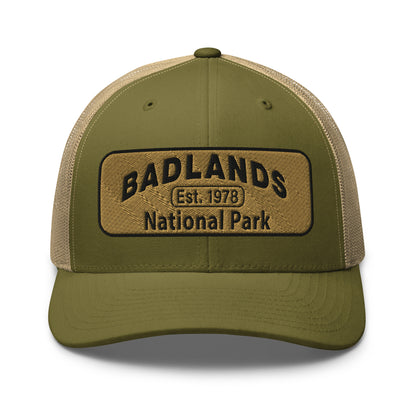 Badlands National Park Hat Yupoong 6606 Moss Green