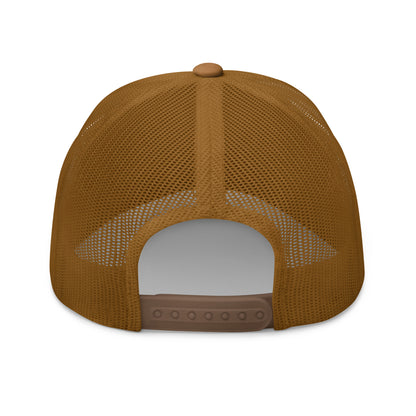 Black Canyon of the Gunnison National Park Hat - Yupoong 6606 Trucker Hat - Back View - Color: Caramel